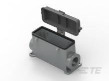 TE Connectivity-T1490240129-000 Schrumpfbalgenadapter T1490240129-000 TE Connectivity Backshell Connectors Hood 90° 29 Shell Size Powder Die Cast Aluminum - Arrow.com