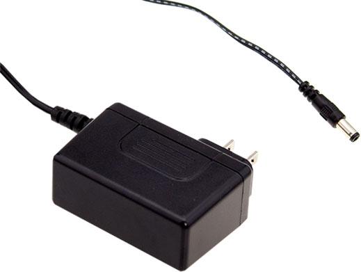 Mean Well Enterprises-SGA18U05-P1J Externer steckbarer Adapter Plug-In Adapter Single-OUT 5V 3A 15W Carton