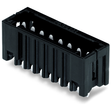 WAGO-733-333/105-604 Connector Headers and PCB Receptacles Male header for PCBs, Straight solder pin 0.8 x 0.8 mm, 3-pole, Pin spacing 2.5 mm / 0.098 in, 100 Percent protected against mismating, Vertical PCB mounting, with closed end, Reflow soldering, Solder pin length 2.4 mm