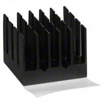 Advanced Thermal Solutions-ATS-55190K-C1-R0 Kühlkörper Heat Sink Passive BGA Cross-Cut Adhesive Aluminum 13.07°C/W Black Anodized