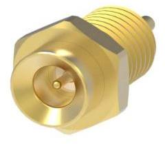 IMS Connector Systems-6964.SMPL.1014.193 Connettore RF SMPL Solder post bulkhead Male Straight 50 ohm Gold Smooth bore