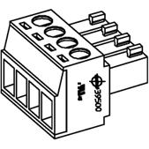 Molex-0395000219 Blocs de raccordement de terminaux Conn Eurostyle Block F 19 POS 3.5mm Screw RA Cable Mount 8A/Contact Eurostyle™