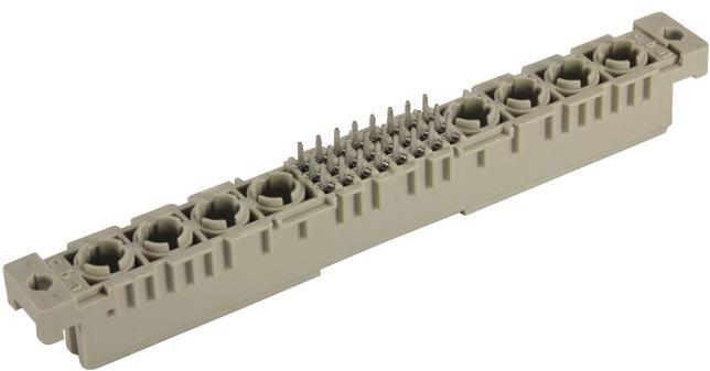 HARTING Technology Group-09032246805 Connector Backplane Conn DIN 41612 F 24/8 POS 7.62mm/2.54mm Solder ST Thru-Hole