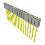 Conn Socket Strip SKT 18 POS 2.54mm Solder ST Thru-Hole Bulk