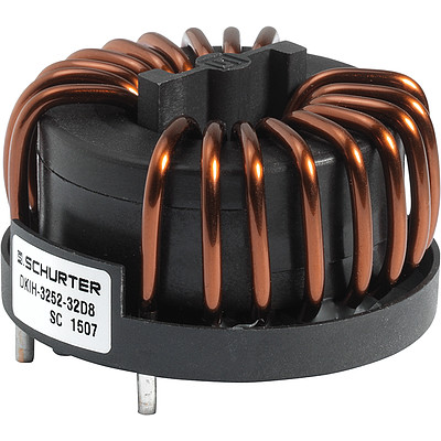 SCHURTER-DKIH-3242-202M-NK Goulots d’étranglement en modes commun Common Mode Chokes Dual 3700uH 20A 0.0025Ohm DCR Thru-Hole Box