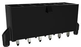 Amphenol Communications Solutions-10142708-02200LF Piastre connettori e prese PCB Minitek®‚ Pwr 5.70mm Vertical Through Hole Header, 2 Positions, Tin Plating, Glow Wire Compatible, Halogen Free