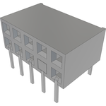 Conn Socket Strip SKT 10 POS 2.54mm Solder RA Side Entry Thru-Hole TIGER CLAW™ Tube