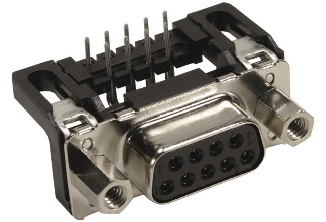 HARTING Technology Group-09661126603 Connector D-Subminiature Conn D-Sub F 9 POS 1.37mm Solder RA Thru-Hole 9 Terminal 1 Port