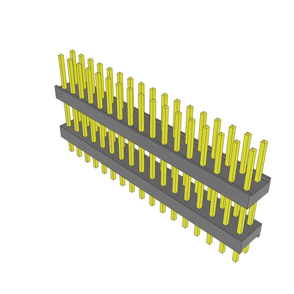 Samtec-ZW-17-10-S-D-445-140-LL Steckverbinderleisten und Leiterplattenbuchsen Conn Board Stacker HDR 34 POS 2.54mm Solder ST Top Entry Thru-Hole Bulk