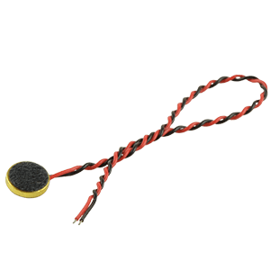 Same Sky (formerly CUI Devices)-CMC-6013-38L100 Mikrofone Mic Omni-Directional 2200Ohm -38dB 2VDC Round Wire Lead