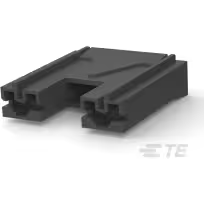 TE Connectivity-176498-2 Einzeladersteckverbinder, Gehäuse Conn Housing RCP 2 POS 15mm Crimp ST Cable Mount Bag
