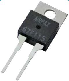 Sensata Technologies-67F105-0361 Thermostats Bimetal Disc Thermostat Close on Rise 2-Pin(2+Tab) TO-220