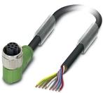 PHOENIX CONTACT-1407823 Andere Kabelbaugruppen M12 socket, angled, 8-pos., with connected master cable, for sensor/actuator box with M8 slots, cable length: 10m