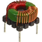 Common Mode Chokes Dual 55uH 100kHz 5.7A 0.0085Ohm DCR Thru-Hole