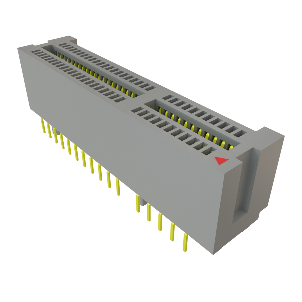 Samtec-PCIE-064-02-F-D-TH Connector Card Edge Conn Card Edge SKT 64 POS 1mm Solder ST Thru-Hole PCI Express® Tube