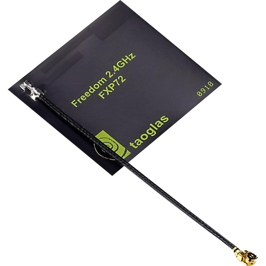 taoglas-CAB.6262 Montaje de cables coaxial I-PEX MHF to 150mm 1.13mm Coax Black Cable SMA(F) Bulkhead Straight