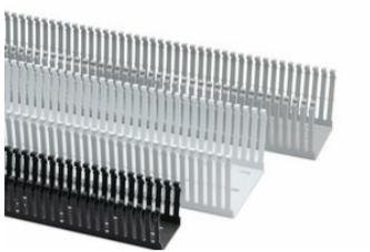 HellermannTyton-184-11002 Ductos de alambrado Wiring Ducts Slotted Rectangular Polyvinyl Chloride White Box