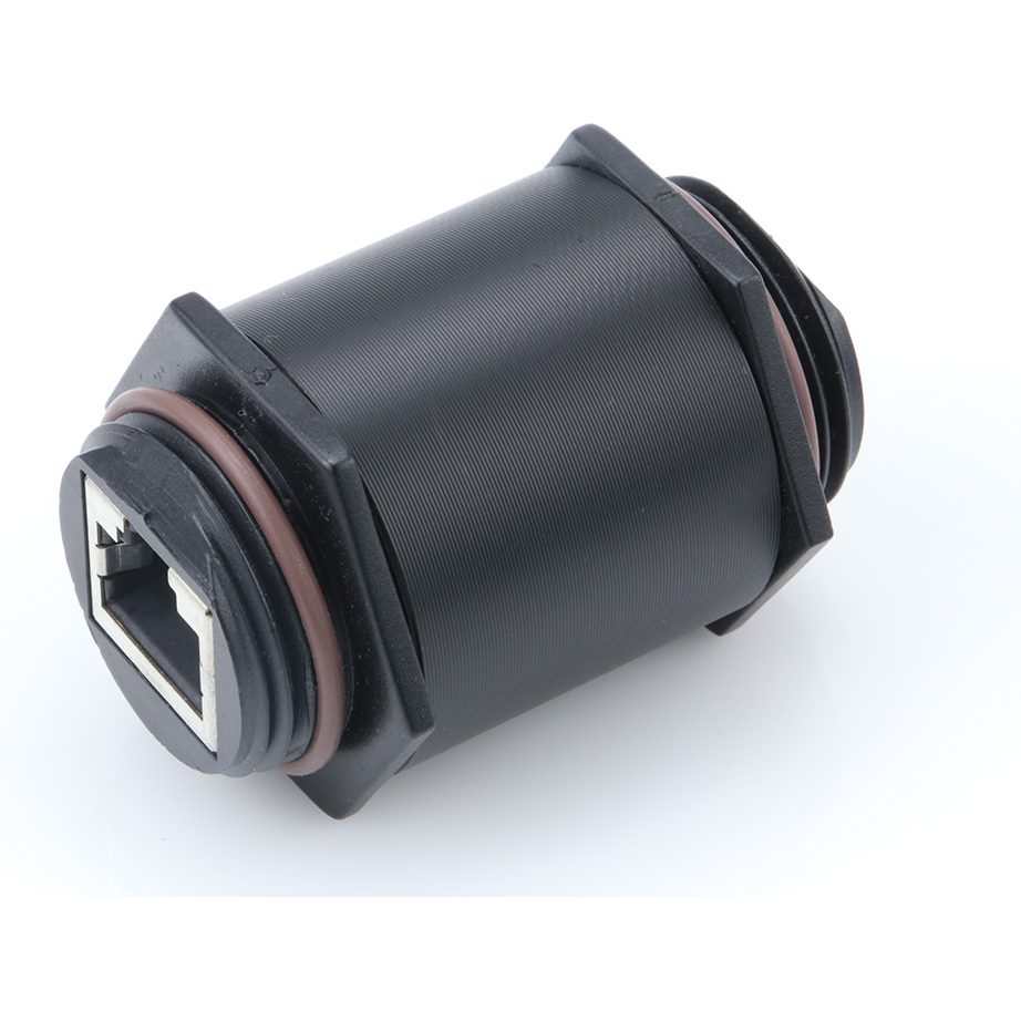 Molex-1300580057 Steckverbinder, Telefon und Telekommunikation Conn RJ-45 Adapter F/F 8/8 POS ST Panel Mount 1/1 Port RJ-Lnxx®