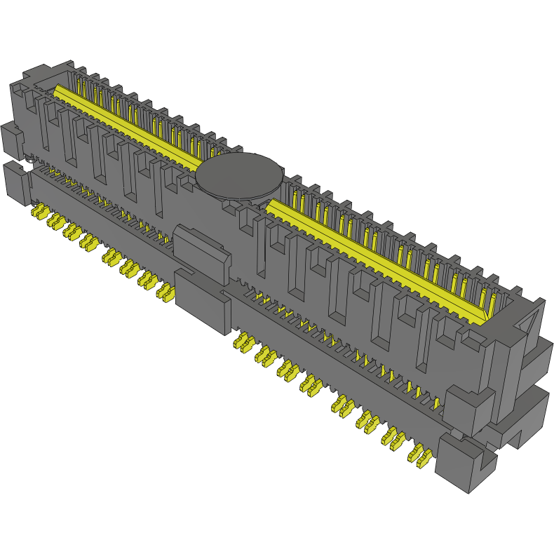 Samtec-QMS-032-09.75-SL-D-DP-A-K-TR Piastre connettori e prese PCB Conn Micro High Speed Terminal Strip HDR 64 POS 0.635mm Solder ST Top Entry SMD T/R