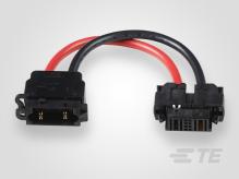 TE Connectivity-2159443-1 Cable Assembly Other Cable Assembly Power Cord 0.15m 8AWG Wire to Board to Wire to Board F-M Crimp-Crimp