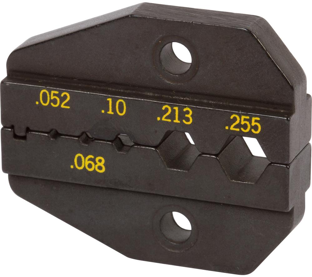 Amphenol RF-47-20025 Tools Other Die Set, Hex Cavity Dimensions are .052, .068, .100, .213, .255
