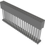 Conn Elevated Socket SKT 44 POS 2mm Solder ST Top Entry Thru-Hole Tube