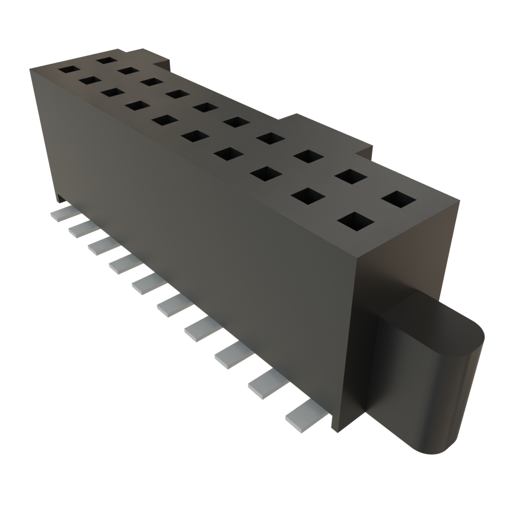 Samtec-SFML-110-T2-S-D Embases de raccordement et réceptacles PCB Conn Socket Strip SKT 20 POS 1.27mm Solder ST SMD TIGER EYE™ Tube