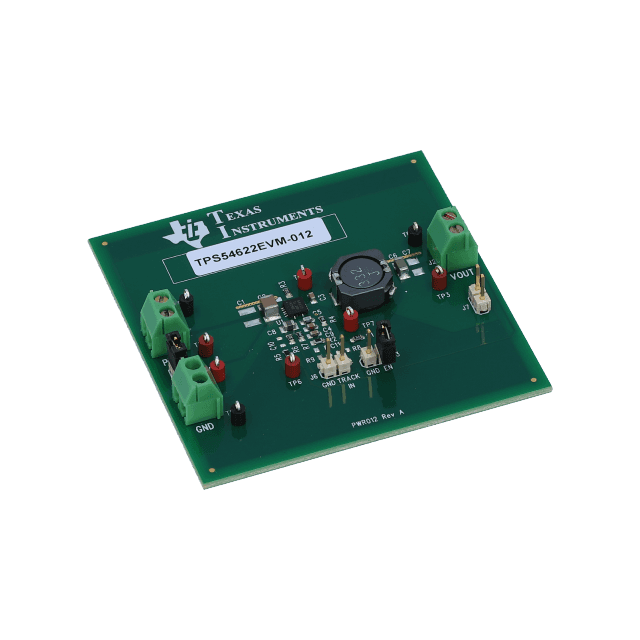 Texas Instruments-TPS54622EVM-012 Energiemanagement, Entwicklungsplatinen und -kits TPS54622 DC to DC Converter and Switching Regulator Chip 3.3V Output Evaluation Board