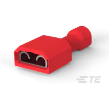 TE Connectivity-2-520184-4 Steckverbinderanschlüsse Quick Disconnect Terminal 18-22AWG Phosphor Bronze Red F 21.71mm Tin Carton/Loose