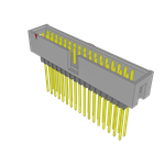 Conn Elevated Shrouded Header HDR 34 POS 2.54mm Solder ST Thru-Hole Bulk