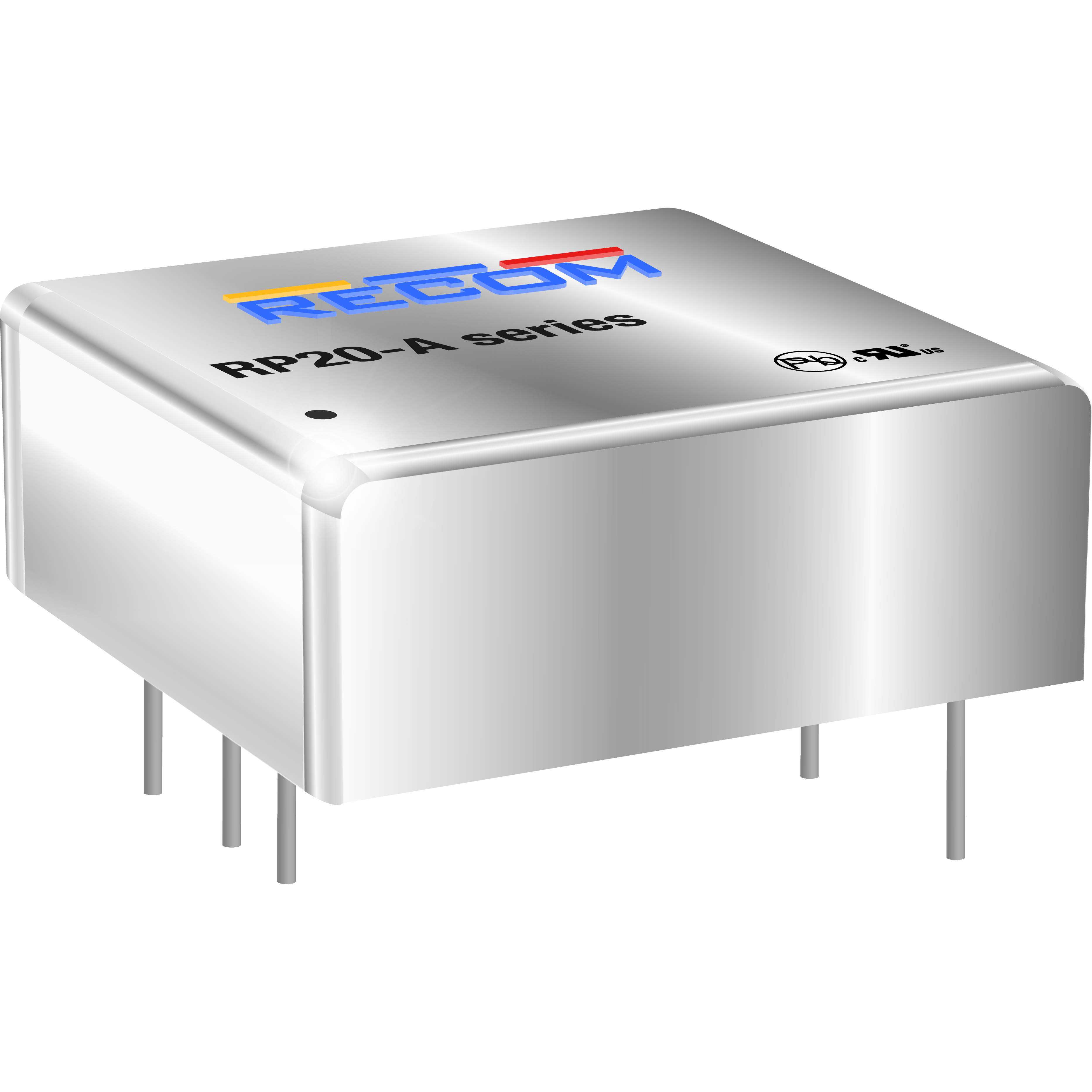 RECOM Power-RP20-1215DA Convertisseur CC en CC et module de régulateur de commutation Module DC-DC 12VIN 2-OUT -15V/15V -0.667A/0.667A 20W 4-Pin Tube