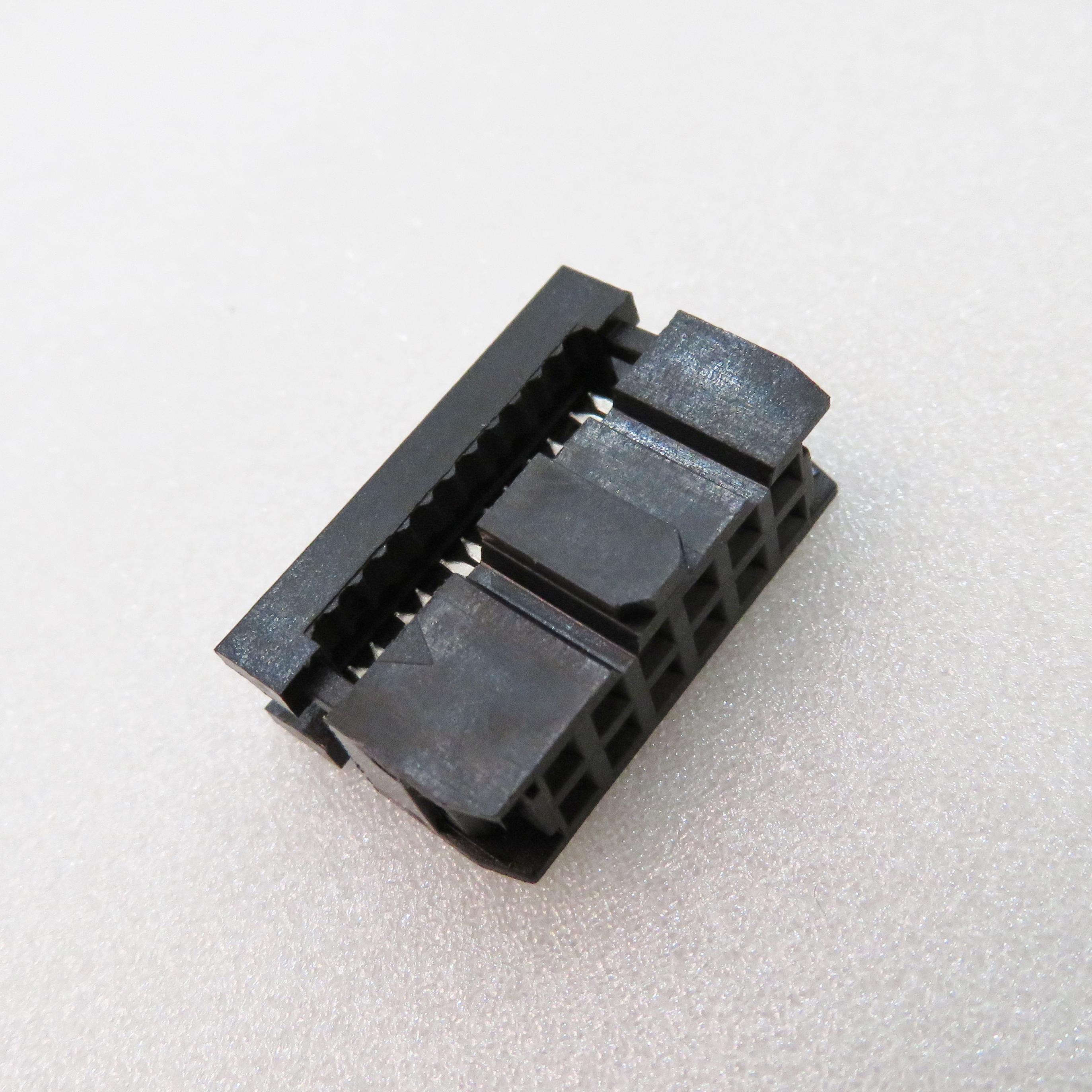 ADAM TECH-FCS-12-SG Steckverbinderleisten und Leiterplattenbuchsen Conn IDC Connector SKT 12 POS 2.54mm IDT ST Cable Mount Tray