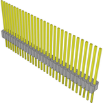 Conn Unshrouded Header HDR 30 POS 1.27mm Solder ST Top Entry Thru-Hole Tube