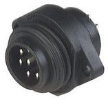 Lumberg-932326100 Steckverbinder, rund Conn Circular PIN 7 POS Solder ST Panel Mount 7 Terminal 1 Port Bag