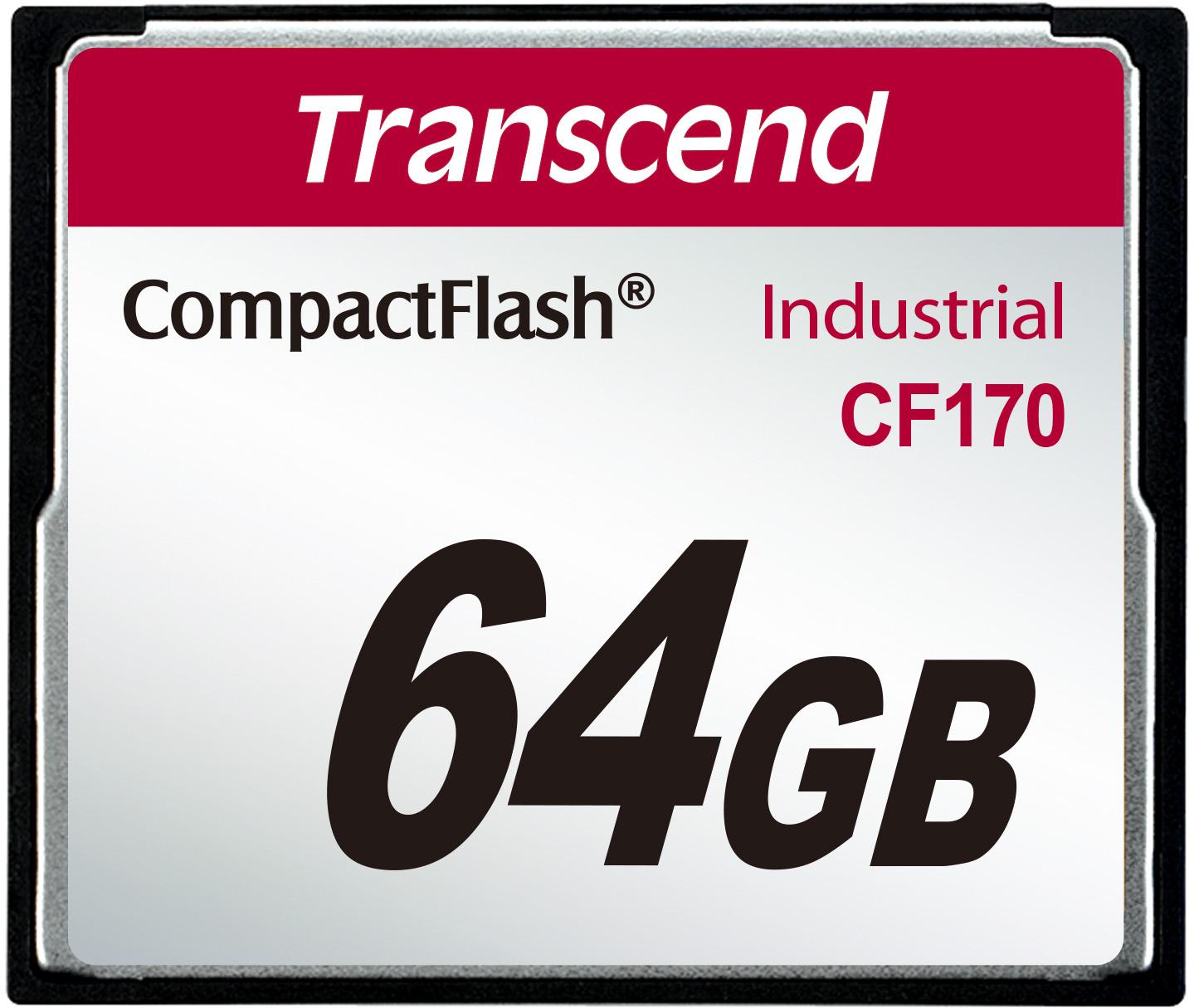 Transcend Information-TS64GCF170 Flash-Karten Flash Card 64G-byte 3.3V/5V CompactFlash 50-Pin Bulk