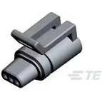 TE Connectivity-1879980-1 分立接线罩连接器 Conn Housing RCP 3 POS 2.54mm Crimp ST Cable Mount Black Bag