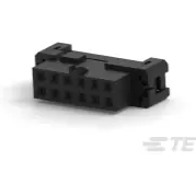 TE Connectivity-3-111623-1 Steckverbinderleisten und Leiterplattenbuchsen Conn IDC Connector RCP 12 POS 2mm IDT RA Cable Mount Tube