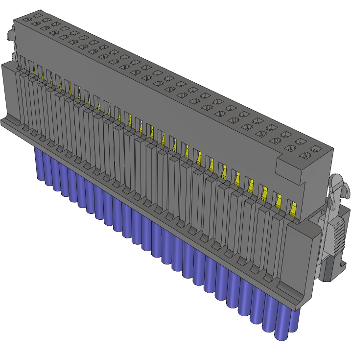 Samtec-SFSDT-25-28-G-06.50-SR Andere Kabelbaugruppen Cable Assembly Discrete Wire 0.165m 28AWG Socket Strip 50 POS SKT Crimp TIGER EYE™ Layer