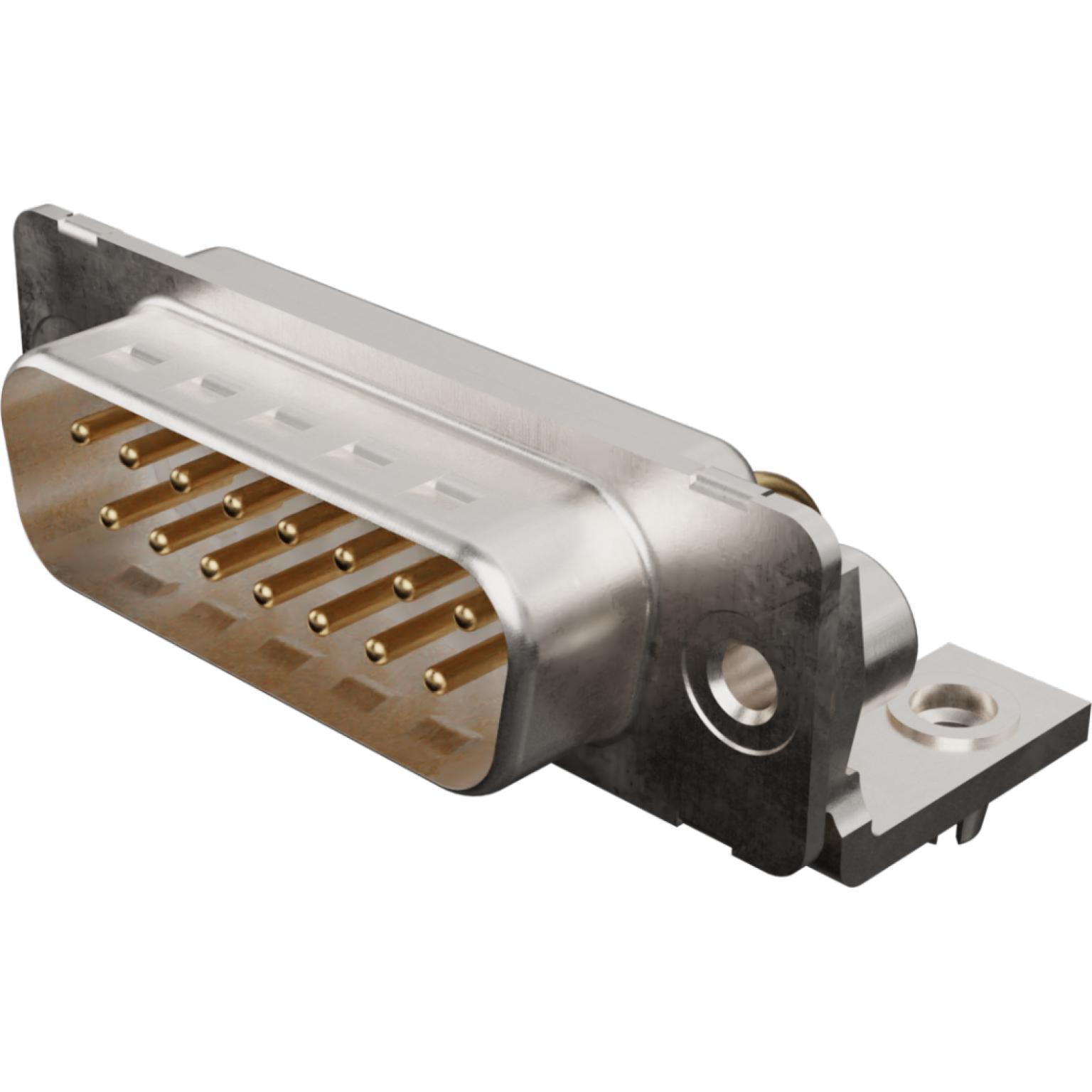 Molex-1731090177 Steckverbinder, D-Sub Conn D-Sub M 15 POS 2.84mm Solder RA Thru-Hole 15 Terminal 1 Port Carton