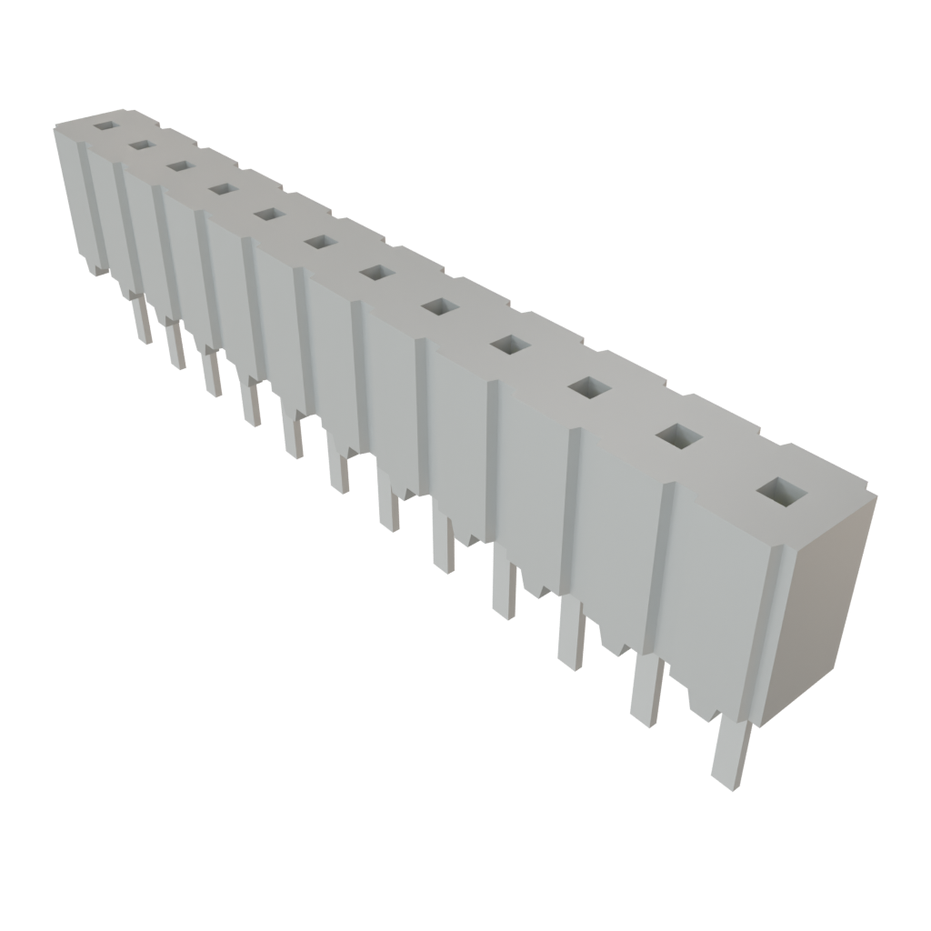 Samtec-CES-112-01-L-S Cabezales del conector y receptáculos PCB Conn Socket Strip SKT 12 POS 2.54mm Solder ST Thru-Hole Tube