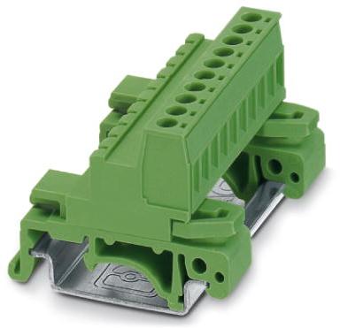 PHOENIX CONTACT-1765768 Steckverbinder, Klemmenblöcke Conn DIN Rail M 10 POS 5mm Screw RA T DIN Rail 12A Cardboard