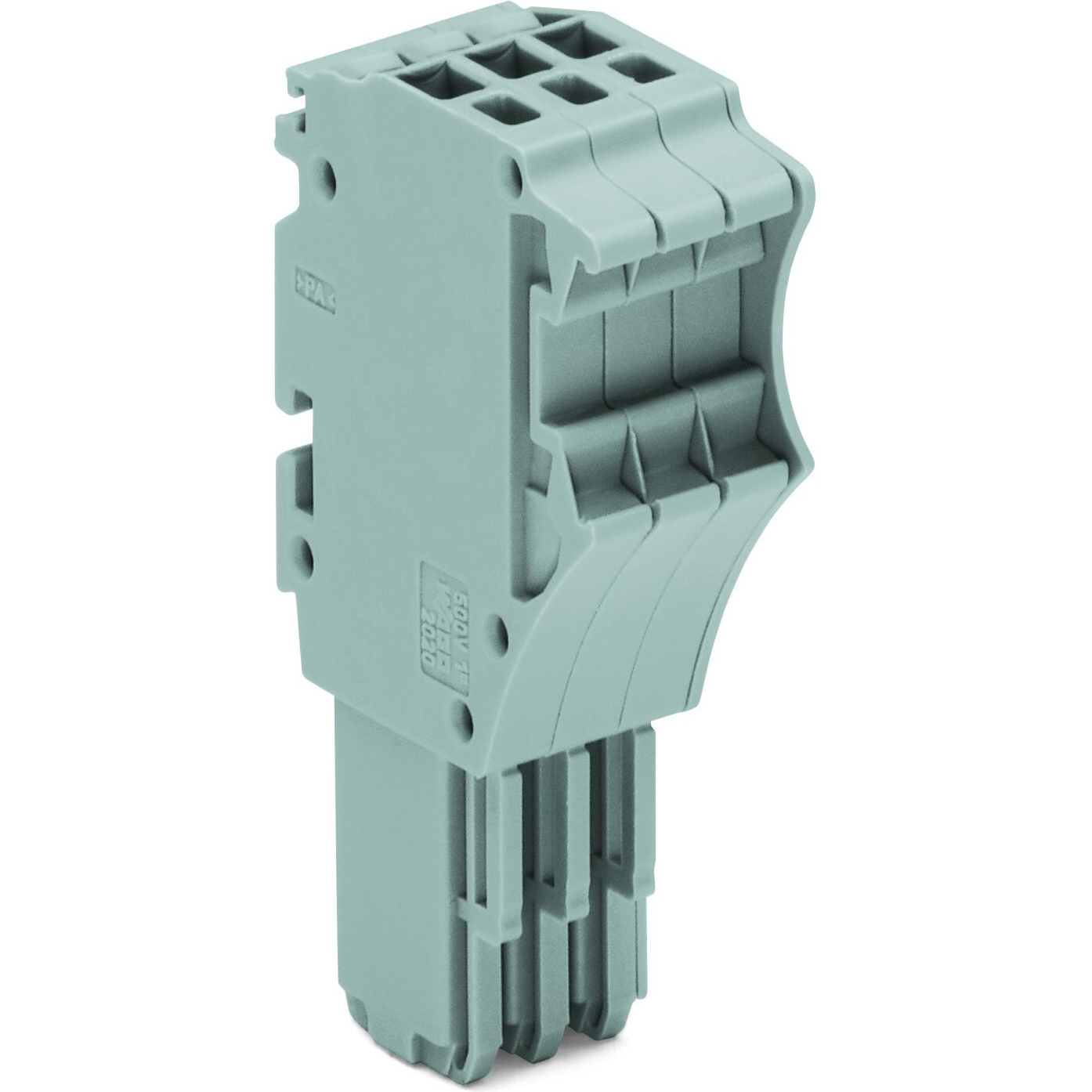 WAGO-2020-103 Steckverbinder, Klemmenblöcke Conn Terminal Block F 3 POS T DIN Rail 13.5A Box