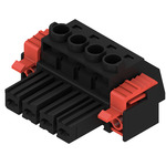 Weidmuller-1930070000 Steckverbinder, Klemmenblöcke Conn Plug-in Terminal Block F 4 POS 7.62mm Screw RA Cable Mount 40.5A Box