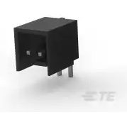 TE Connectivity-3-644894-2 Steckverbinderleisten und Leiterplattenbuchsen Conn Shrouded Header HDR 2 POS 2.54mm Solder RA Thru-Hole Package