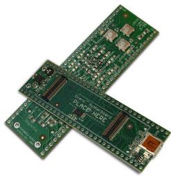 Gumstix, Inc-PKG30011 Kit e strumenti di sviluppo DIP Style Breakout Board for any COM Featuring USB OTG, 3.3V Supply and Level Shifters for Use with a Set of Test Pads
