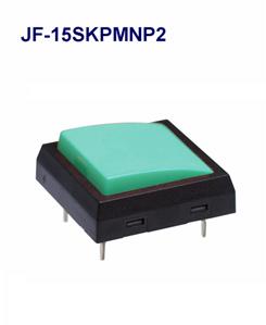 NKK Switches-JF-15SKPMNP2 Interruttore tattile Switch Tactile OFF (ON) SPST Piano PC Pins 0.05A 24VDC 500000Cycles 2N Thru-Hole