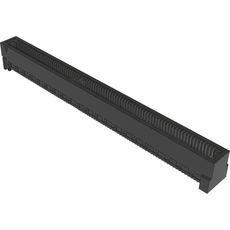 Samtec-HSEC8-180-01-S-DV-A Raccordement de bord de carte Conn Card Edge SKT 160 POS 0.8mm Solder ST SMD EDGE RATE™ Tray