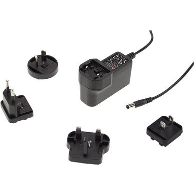 Mean Well Enterprises-GEM12I09-P1J Externer steckbarer Adapter Plug-In Adapter Single-OUT 9V 1.33A 12W Carton