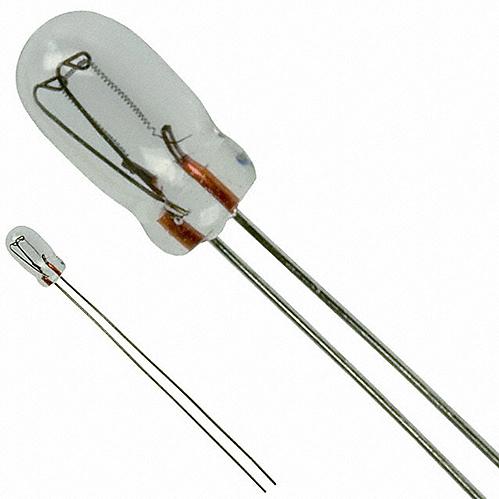 Visual Communications-7216 Lampe T-1 Wire Terminal Clear Incandescent Lamp C-2R 5000 Hours