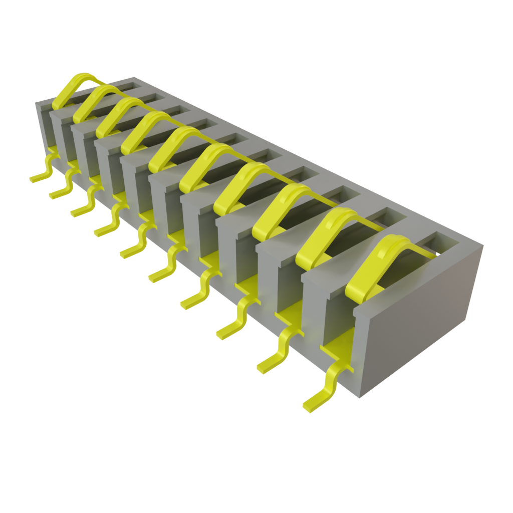 Samtec-SIB-110-02-F-S-LC Connector Headers and PCB Receptacles Conn One Piece Interface M 20 POS 2.54mm Solder ST SMD Tube